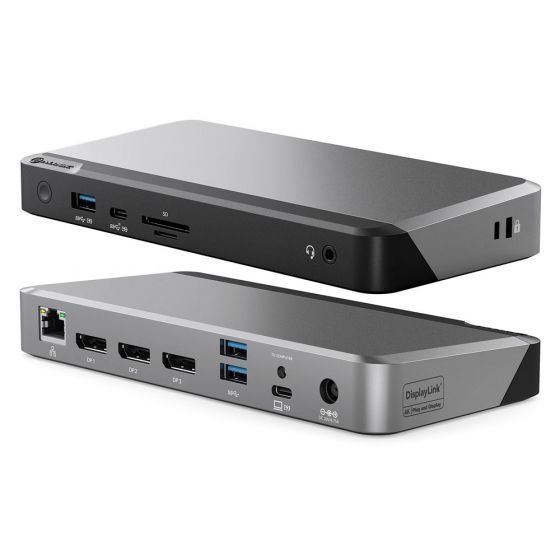 ALOGIC Universal Triple 4K Docking Station with 100W Power Delivery - PRIME DX3 Dock