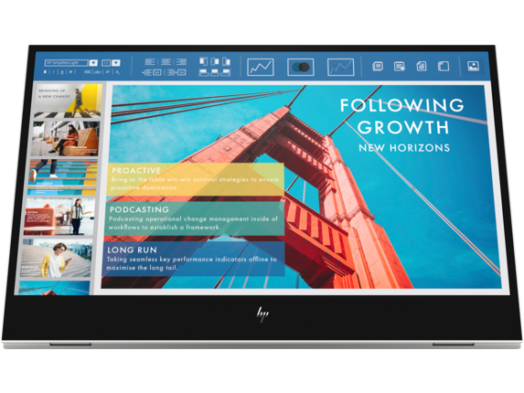 HP E14 G4 Portable Monitor, 14" FHD, 1920x1080, USB-C, Power Pass-Through, 3YR WTY (replaces 3HX46AA)