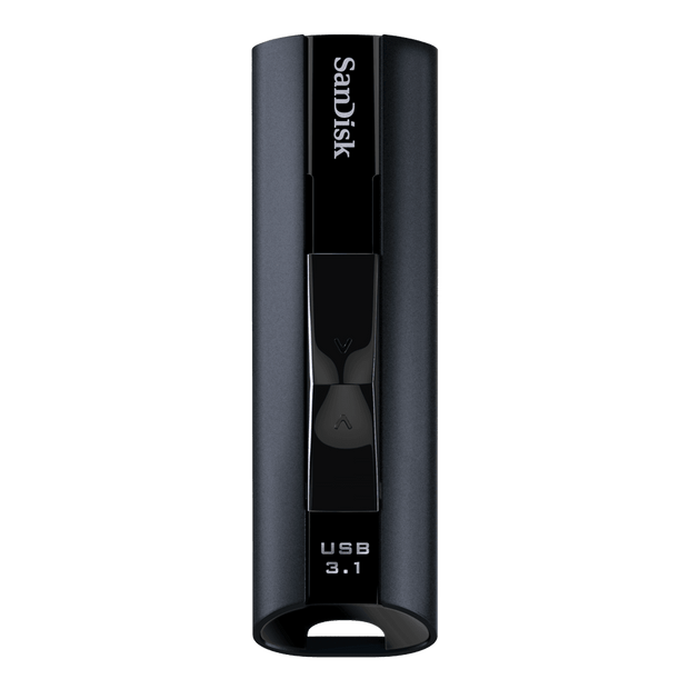 SanDisk Extreme Pro USB 3.1 Solid State Flash Drive, CZ880 256GB, USB3.0, Black, Sophisticated durable Aluminum Metal Casing, Lifetime Limited