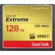 SanDisk Extreme CF, CFXSB 128GB, VPG20, UDMA 7, 120MB/s R, 85MB/s W, 4x6, Lifetime Limited