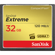 SanDisk Extreme CF, CFXSB 32GB, VPG20, UDMA 7, 120MB/s R, 85MB/s W, 4x6, Lifetime Limited