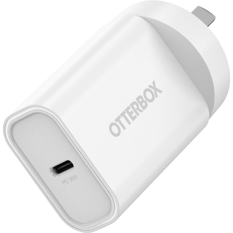 OtterBox Standard Type I Wall Charger 30W - 1X USB-C 30W USB-PD White