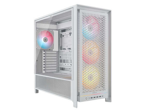 CORSAIR FRAME 5000D RS ARGB Modular Mid-Tower PC Case, White