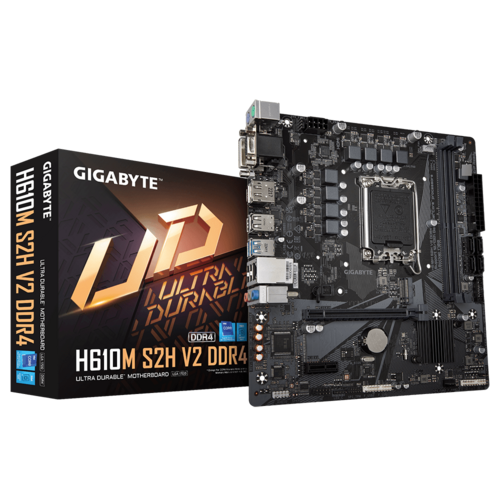 H610M S2H V2 DDR4/INTEL LGA1700/MATX/2x DDR4 up to 64GB/3200MHz/PCIe 4.0 x1 3.0 x1/M.2 x1