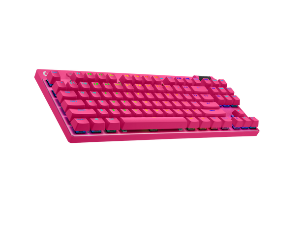 Logitech G PRO X TKL LIGHTSPEED Gaming Keyboard - Magenta