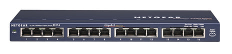 NETGEAR GS116, 16-port Gigabit Desktop Switch