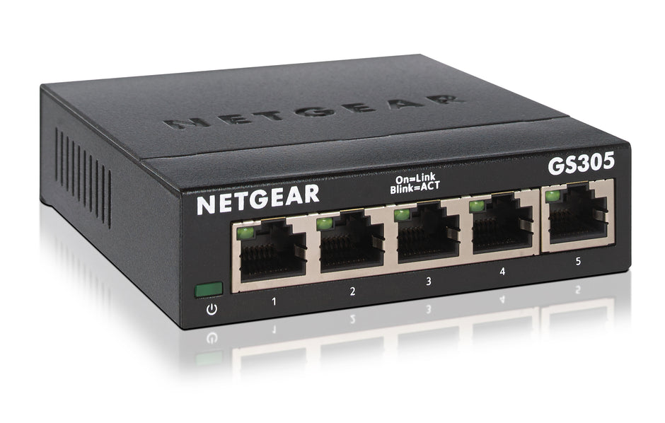 NETGEAR SOHO 5-port Gigabit Unmanaged Switch (GS305)