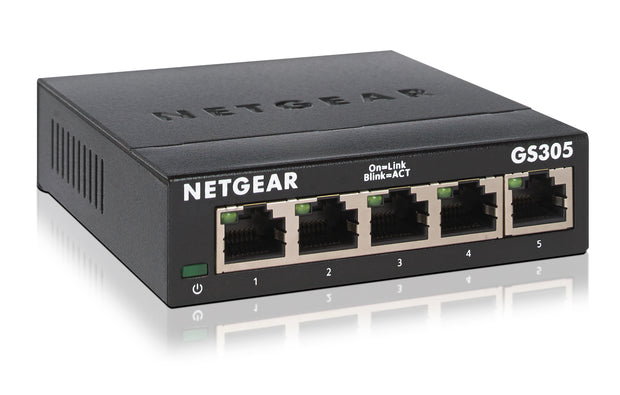 NETGEAR SOHO 5-port Gigabit Unmanaged Switch (GS305)