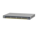 NETGEAR 52-Port PoE Gigabit Ethernet Smart Switch (GS752TP) - Managed with 48 x PoE+ @ 380W, 4 x 1G SFP, Desktop/Rackmount, and ProSAFE Lifetime Prote