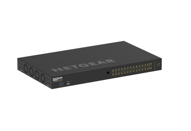 NETGEAR AV Line M4250-26G4F-PoE+ 24x1G  PoE+ 300W 2x1G and 4xSFP Managed Switch (GSM4230P)