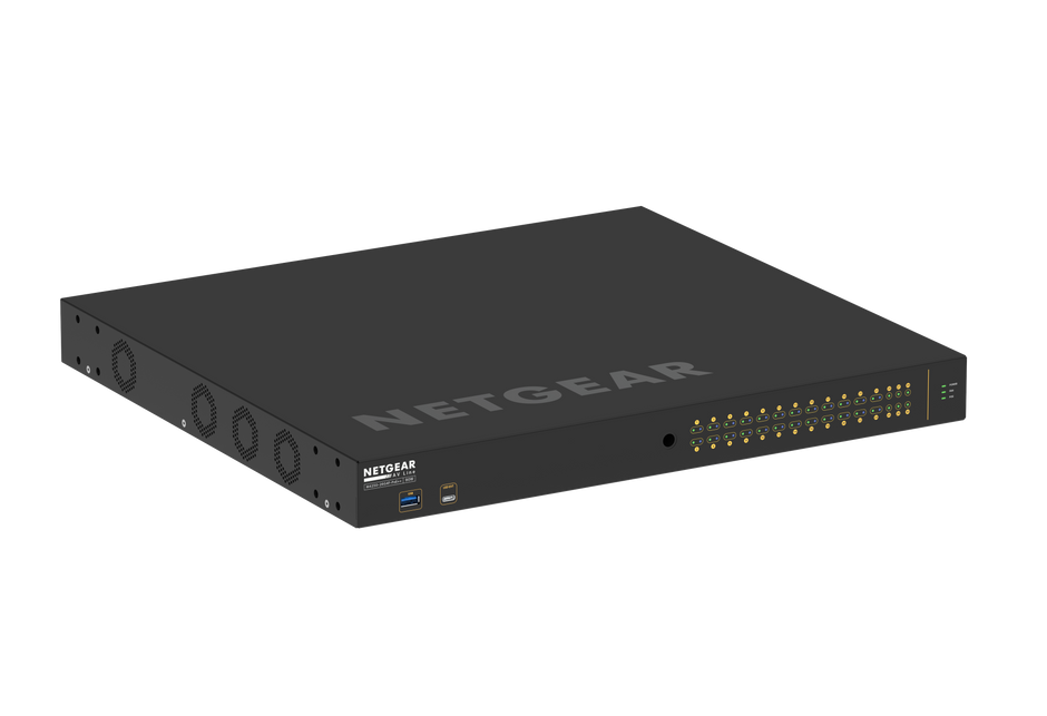 NETGEAR AV Line M4250-26G4F-PoE++ 24x1G Ultra90 PoE++  802.3bt 1,440W 2x1G and 4xSFP Managed Switch (GSM4230UP)