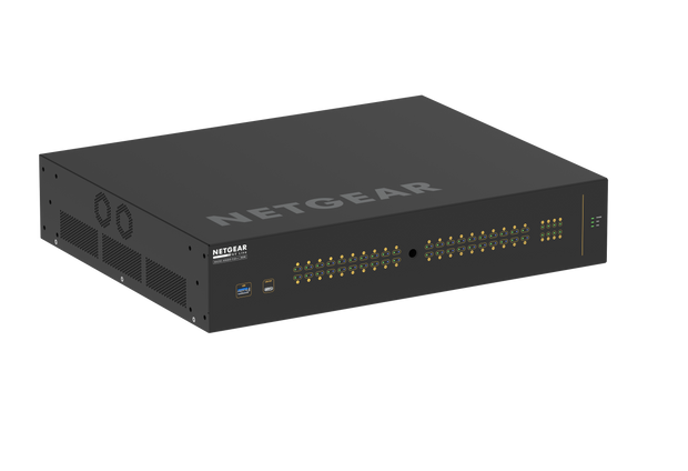 NETGEAR AV Line M4250-40G8XF-PoE++ 40x1G Ultra90 PoE++ 802.3bt 2,880W and 8xSFP+ Managed Switch (GSM4248UX)