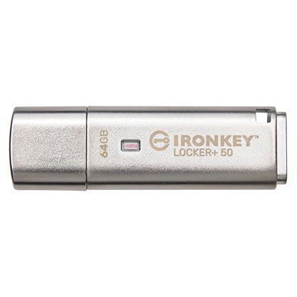 Ironkey LP50, Encrypted USB 3.2, 64GB, Read 145MB/s,  Write 115MB/s, 5-year Warranty