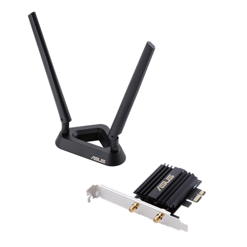 AX3000 Dual Band PCI-E WiFi 6 (802.11ax) Adapter with 2 external antennas