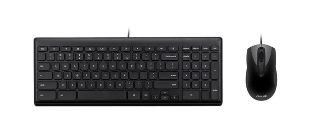 Asus Chrome Layout Wired Keyboard & Mouse Set