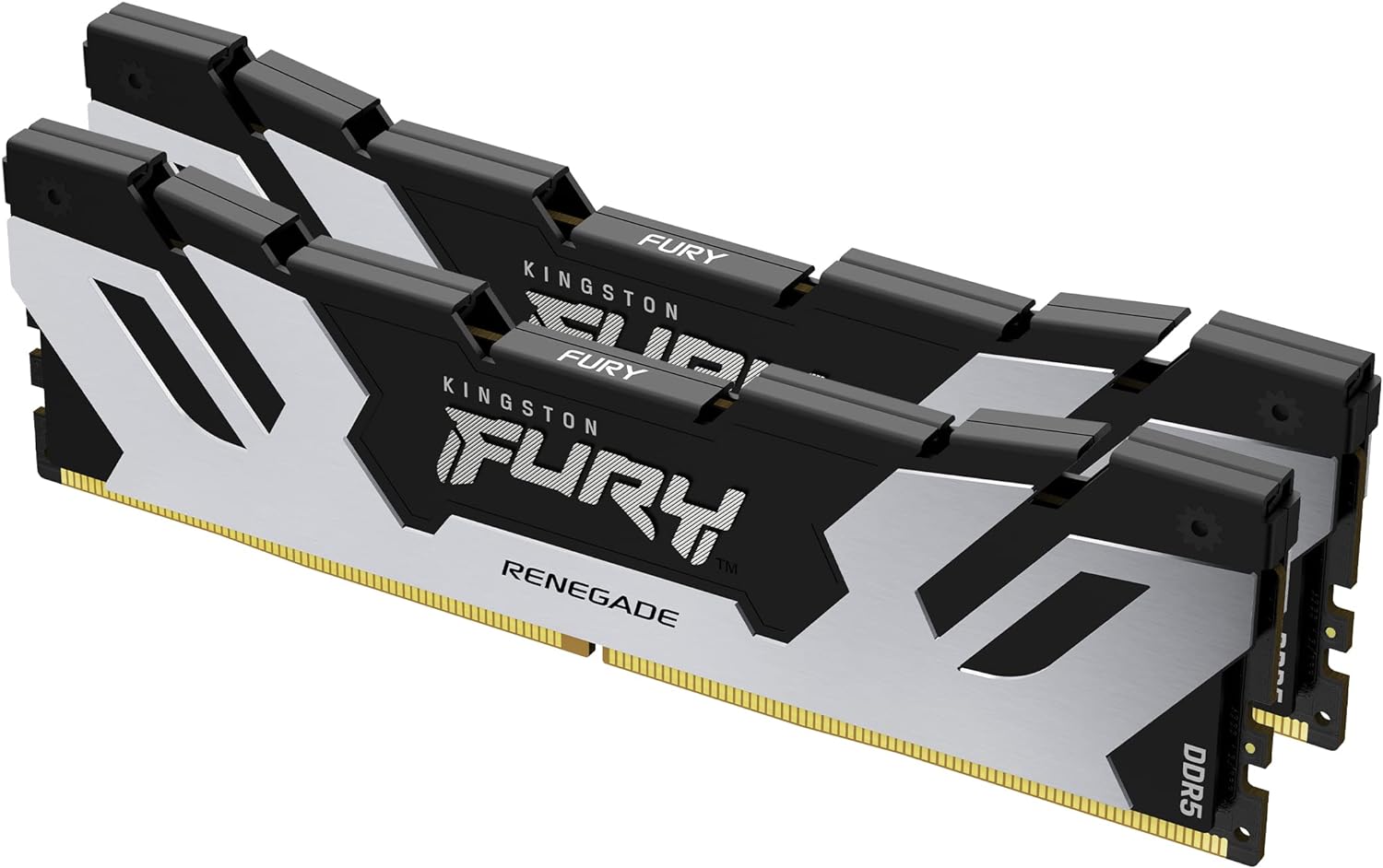 FURY RENEGADE, SILVER XMP, DDR5, 6400MHz, 96GB (KIT OF 2), 1.4 V, Lifetime Limited Warranty