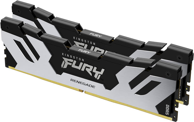 FURY RENEGADE, SILVER XMP, DDR5, 6400MHz, 96GB (KIT OF 2), 1.4 V, Lifetime Limited Warranty