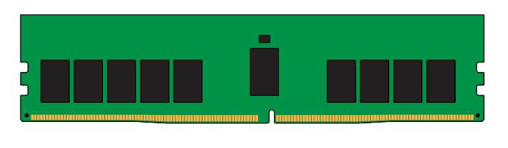 16GB 3200MHz DDR4 ECC Reg CL22 DIMM 2Rx8 Hynix D Rambus