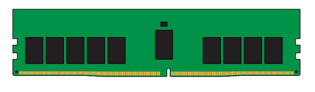 16GB 3200MHz DDR4 ECC Reg CL22 DIMM 2Rx8 Hynix D Rambus