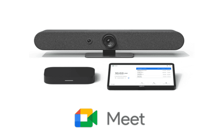 Logitech Tap w/ Rally Bar Mini + Google Meets Chromebox - Small Room Bundle