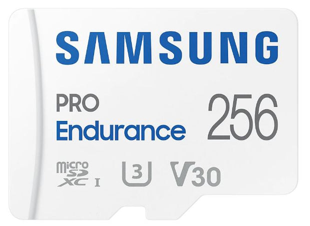 Micro SDXC 256GB Pro Endurance /w Adapter, UHS-1, Class 10, Up to 100MB/s Read, 40MB/s Write, 5 Years Warranty
