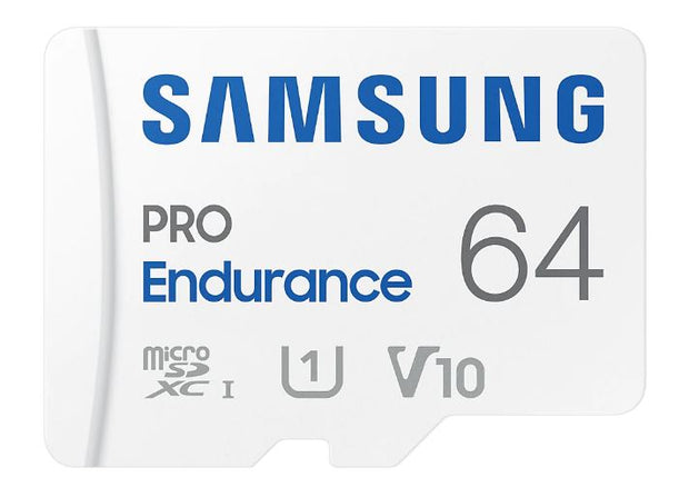 Micro SDXC 64GB Pro Endurance /w Adapter, UHS-1, Class 10, Up to 100MB/s Read, 30MB/s Write, 5 Years Warranty