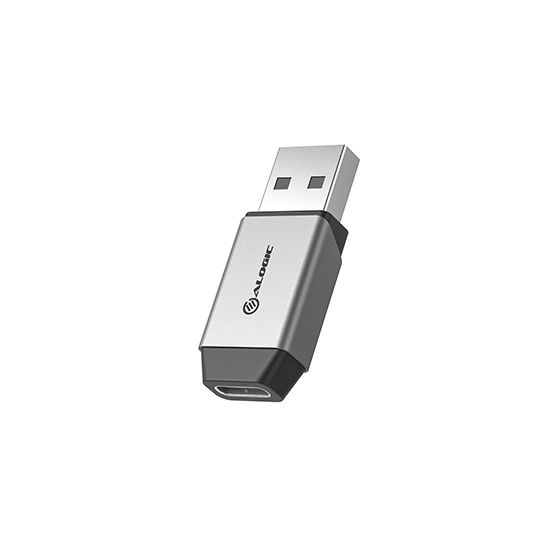 ALOGIC Ultra Mini USB 3.1 (Gen 1) USB-A to USB-C Adapter - Space Grey