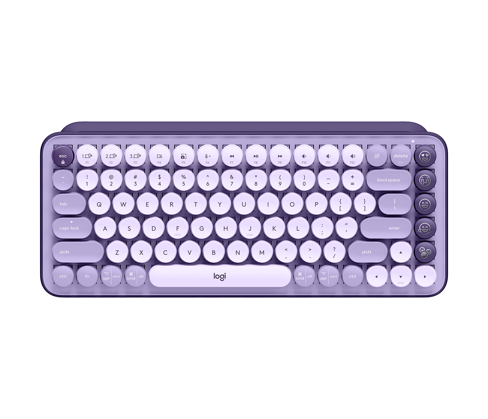 POP Keys Wireless Mechanical KB With Emoji Keys - Cosmos Lavender