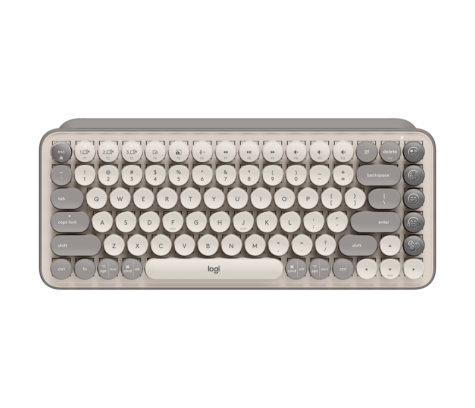 POP Keys Wireless Mechanical KB With Emoji Keys - Mist Sand