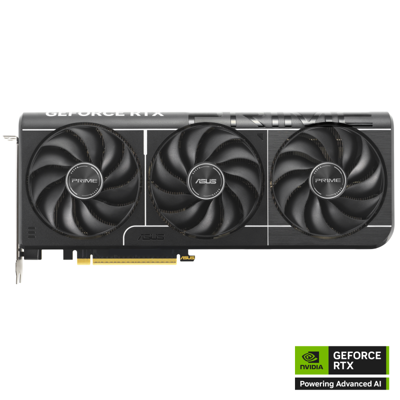 ASUS Prime GeForce RTX 5070 OC Edition 12GB GDDR7 boasts three Axial-tech fans for supreme cooling