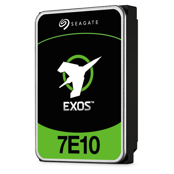 Exos 7E10 512e/4KN, 3.5" SATA, 10TB, 7200RPM, 256MB Cache, NO ENCRYPTION, 5 Years or 2M Hours MTBF Warranty