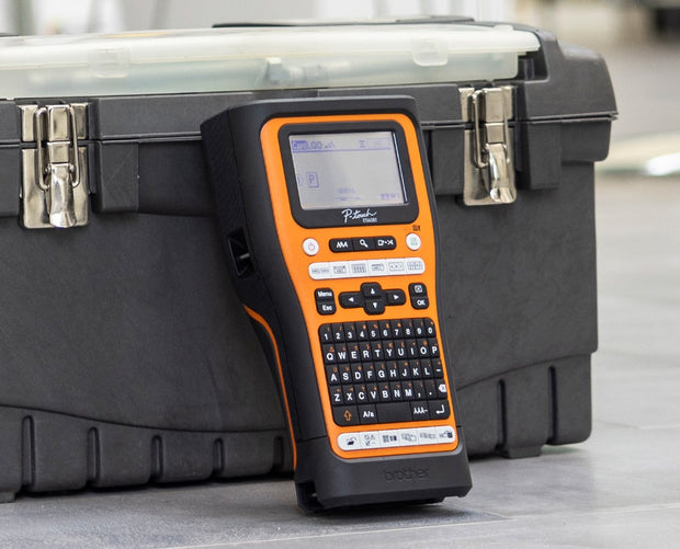*NEW* INDUSTRIAL LABELLING MACHINE FOR ELECTRICAL/DATACOM WITH BLUETOOTH CONNECTION UP TO 24MM TZE TAPE (replacing PT-E550WVP)