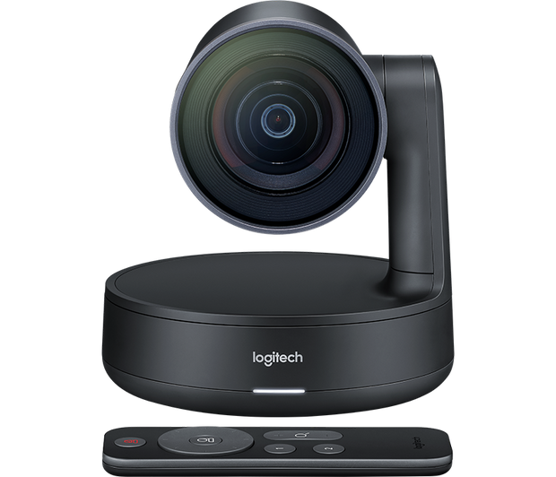 Logitech RALLY: 4k Ultra-HD video, 15x HD Zoom, 90 view, Motorized pan/tilt, RF Remote Control (Camera Only)