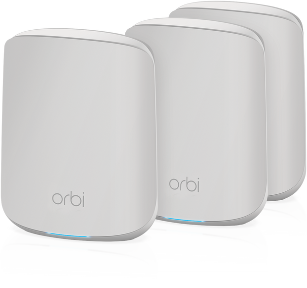 NETGEAR Orbi AX1800 Dual-band Mesh WiFi 6 System - 3 pack (RBK353)