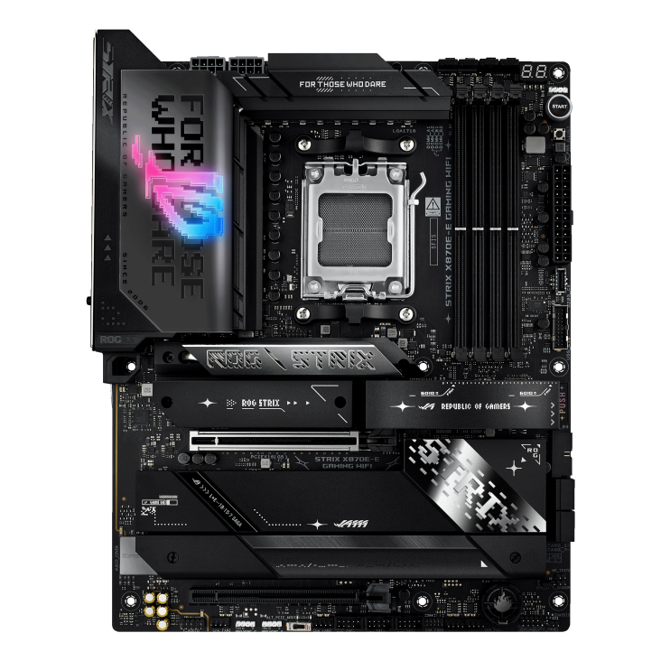 ASUS ROG STRIX X670E-A GAMING WIFI 4 x DIMM, Max. 192GB, DDR5