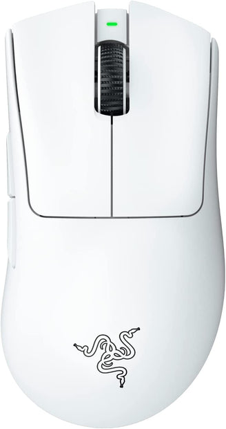 Razer DeathAdder V3 Pro-White Edition-Ultra-lightweight Wireless Ergonomic Esports Mouse