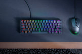 Razer Huntsman Mini-60% Optical Gaming Keyboard (Clicky Purple Switch)-FRML Packaging