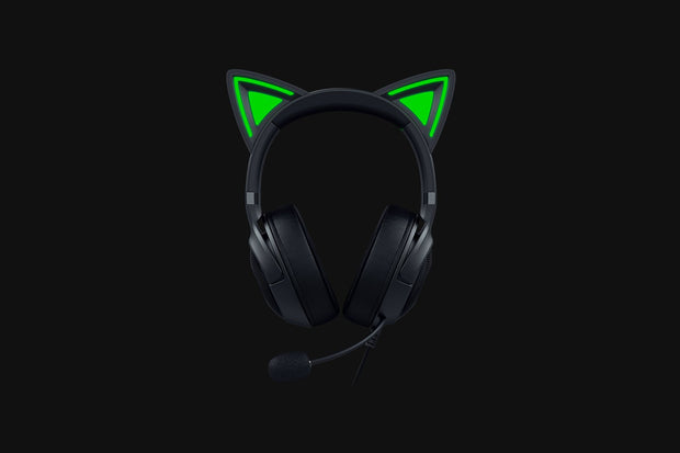 Razer Kraken Kitty V2-USB Headset with RGB Kitty Ears-Black-FRML Packaging