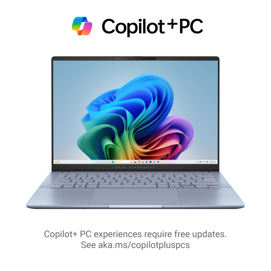Vivobook S 14 - INTEL CORE ULTRA 7 258V/14.0"/3K (2880 x 1800) OLED 16:10 aspect ratio/LPDDR5X 32G [ON BD.]MOP/1TB PCIEG4/Neutral Black/Win11 Home/1YR