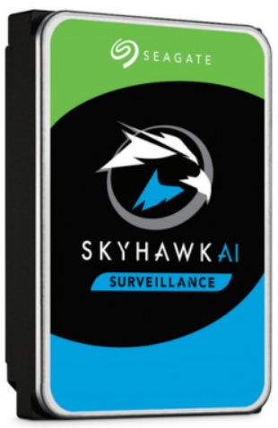 SkyHawk AI, Surveillance, 3.5" HDD, 8TB, SATA 6Gb/s, 7200RPM, 256MB Cache, 5 Years or 2M Hours MTBF Warranty