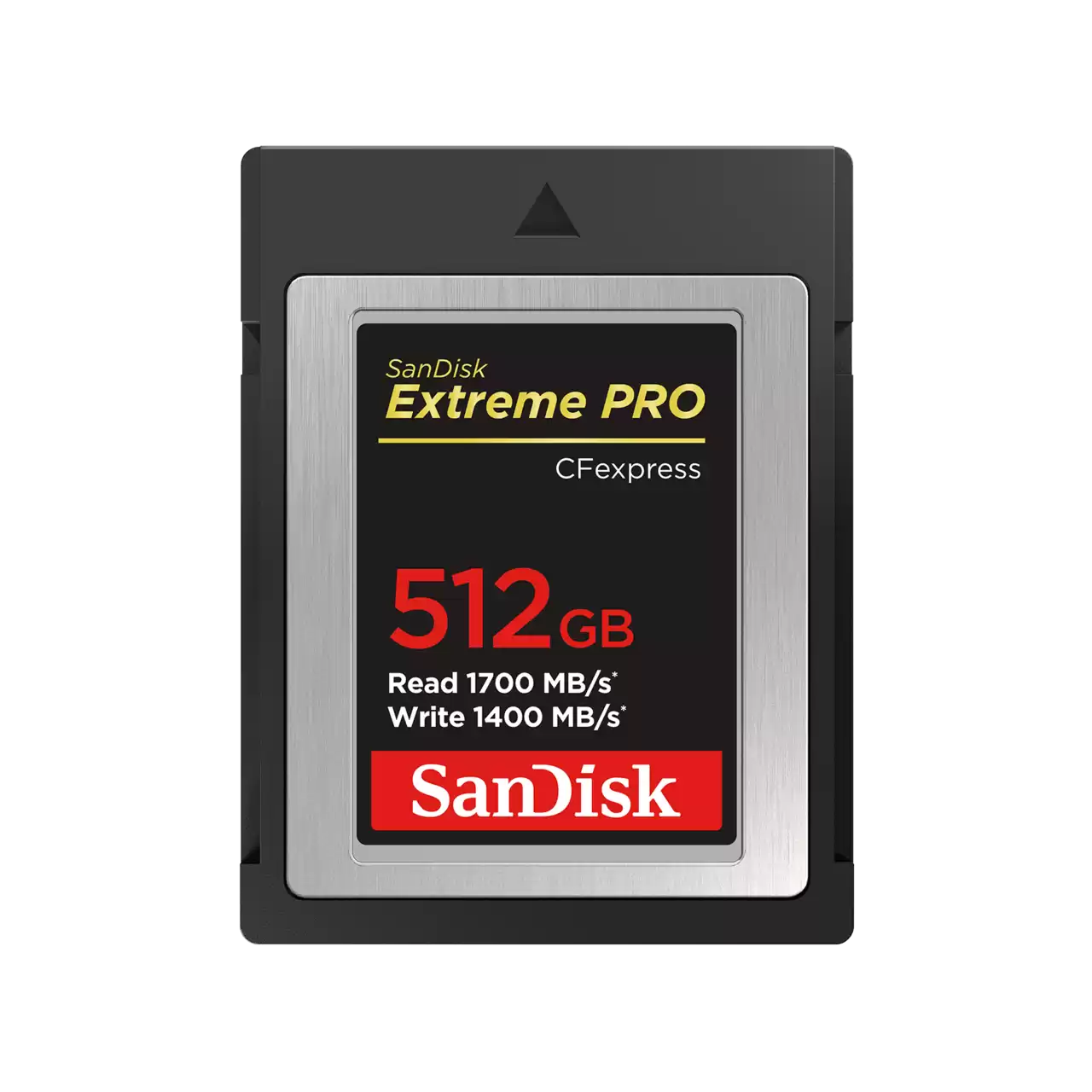 SanDisk Extreme PRO CFexpress Card Type B, SDCFE 512GB, 1700MB/s R, 1400MB/s W, 4x6, Limited Lifetime