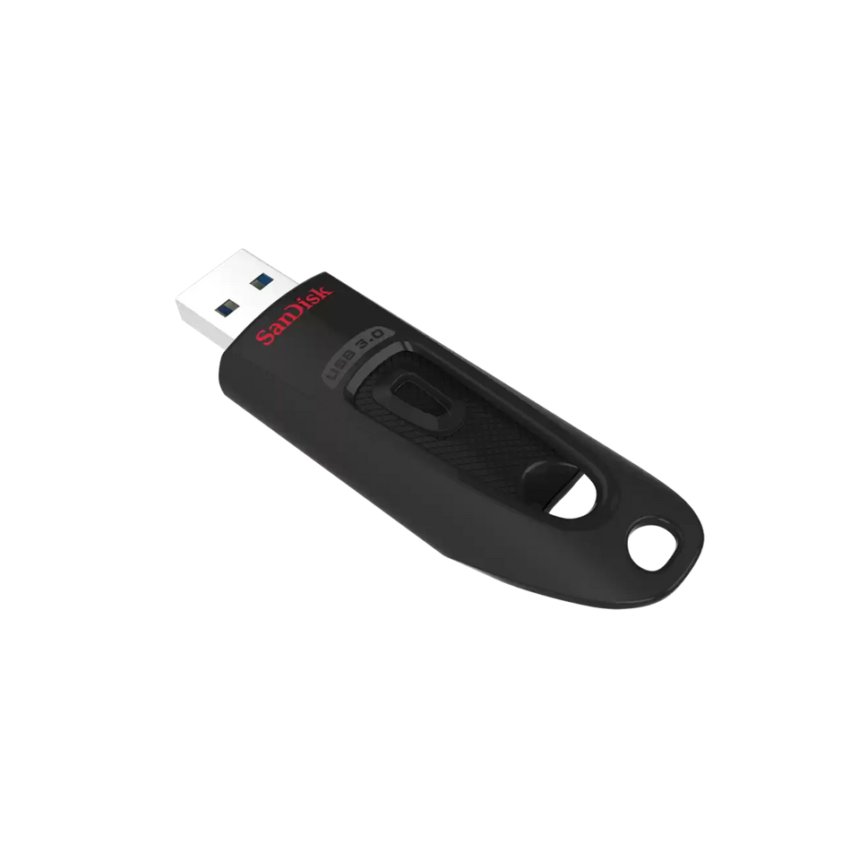 SanDisk Ultra USB 3.0 Flash Drive, CZ48 512GB, USB3.0, Black, stylish sleek design, 5Y