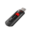 SanDisk Cruzer Glide USB Flash Drive, CZ60 128GB, USB2.0, Black, retractable design, 5Y
