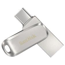 SanDisk Ultra Dual Drive Luxe USB Type-CTM Flash Drive, Metal, USB3.1/Type C reversible connector, Swivel Design, Type-C enabled devices, 5Y