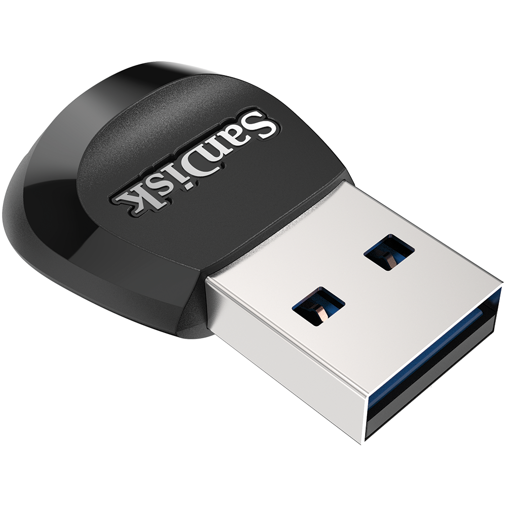 SanDisk MobileMate USB 3.0 microSD card Reader/Writer, 2Y