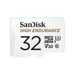 SanDisk High Endurance microSDHC Card,SQQNR 32G,UHS-I, C10, U3, V30, 100MB/s R, 40MB/sW,SD adaptor,2Y