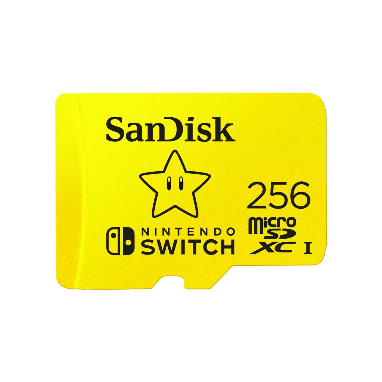 SanDisk and Nintendo Cobranded microSDXC, SQXAO, 256GB, U3, C10, UHS-1, 100MB/s R, 90MB/s W, 3x5, Lifetime Limited