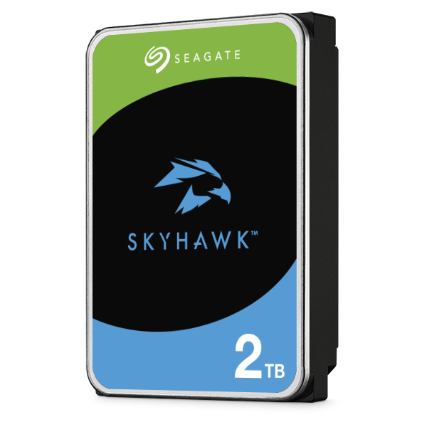 SkyHawk, Surveillance, 3.5" HDD, 2TB, SATA 6Gb/s, 5400RPM, 256MB Cache, 3 Years or 1M Hours MTBF Warranty