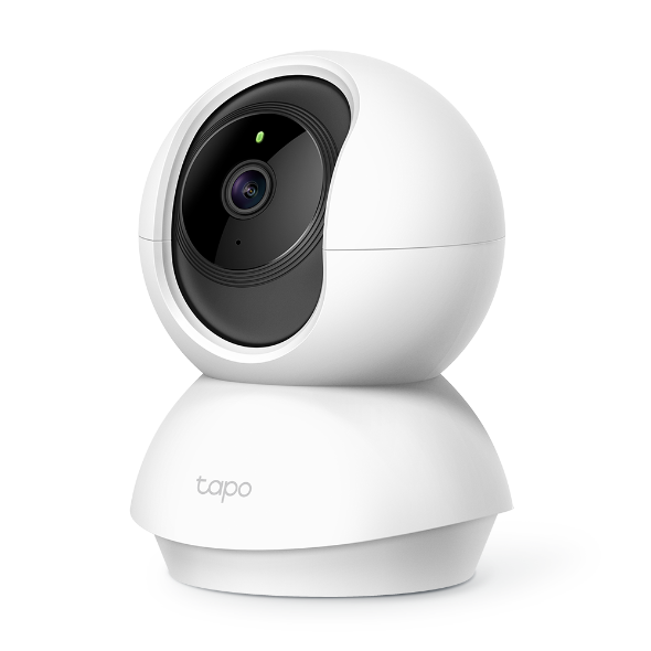 Tapo Pan/Tilt Wi-Fi Camera, 1080P, Motion Detection, Night Vision, SD Card Slot, Voice Control