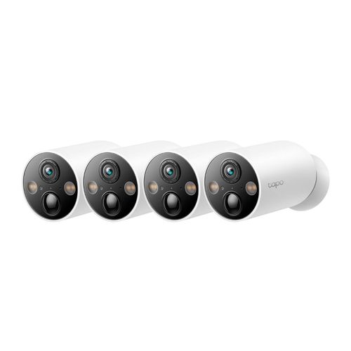 Smart Wire-Free Security Camera SPEC:2K QHD (2560x1440), 2.4 GHz,10000mAh rechargeable lithium-ion battery 4 pack